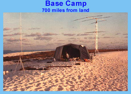 Base Camp 700 mile from Land