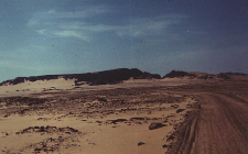 The track near Ghardaia
