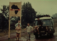 Crossing the Equator in Kenya