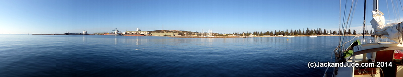 Our anchorage at Esperance