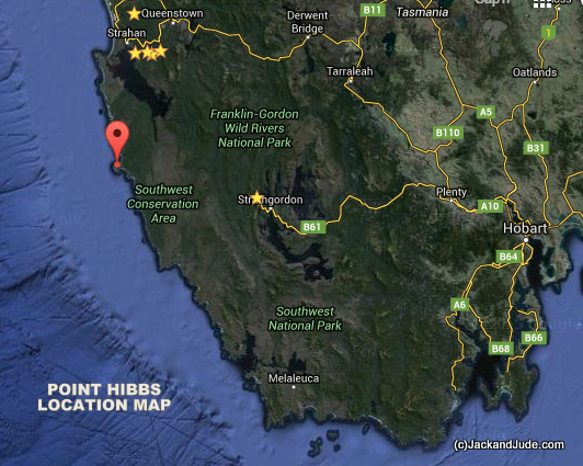 Point Hibbs on Tasmania's wild west coast