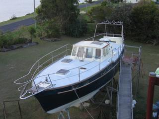 yacht Banyandah almost ready